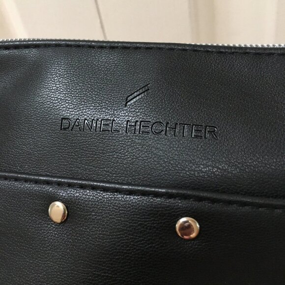 Daniel Hechter Black Faux Leather Purse Nwot - Picture 2 of 4
